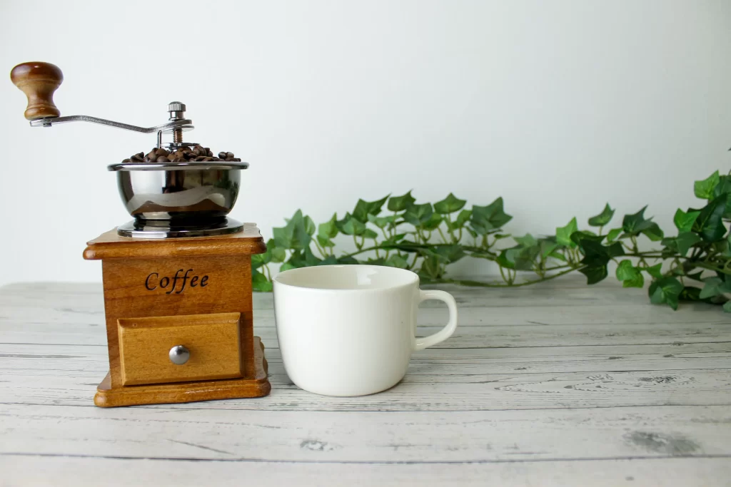 私生活に『コーヒーミル』を